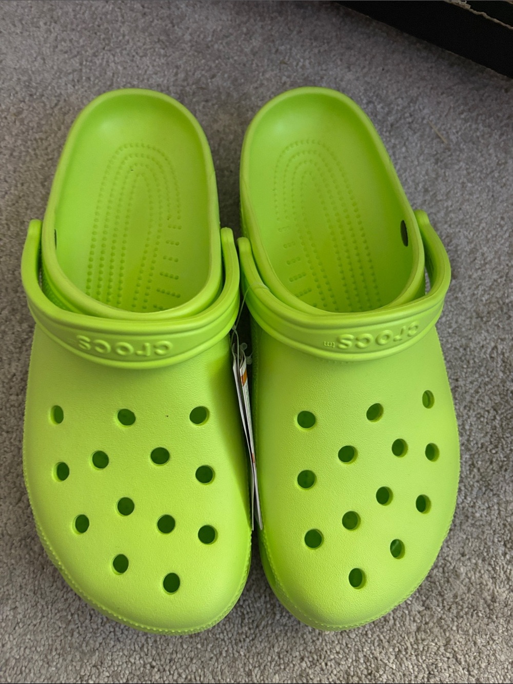 CROCS 13M Classic Clog - Neon Green